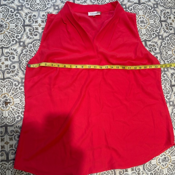 Calvin Klein Hot Pink Tank Blouse Plus Size - Picture 10 of 10